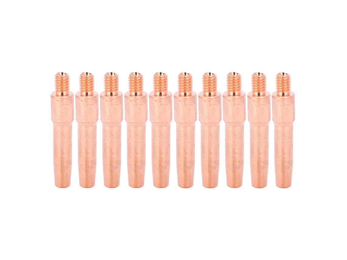10 Peças De Pontas De Contato Para Maçarico Mig L45, Bocal Condutor De Cobre Vermelho, Acessórios Para Máquina De Solda