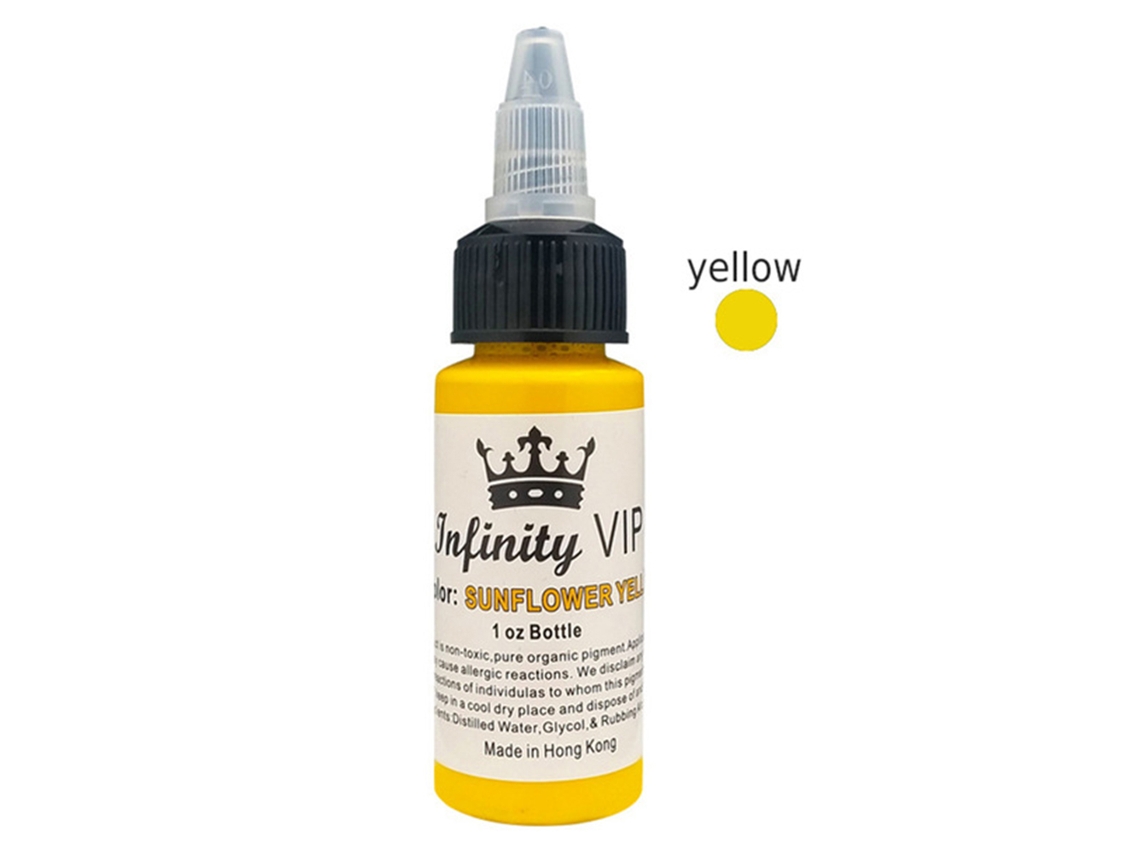 Pigmento De Tatuagem Natural De Planta Semipermanente 30ml, Cor Saturada, Seguro E Duradouro