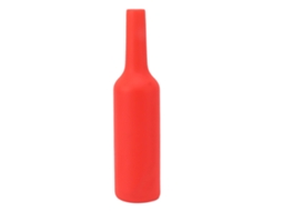 Ronjoe-garrafa De Prática Para Bartender Silicone Resistente A Quedas Soft Para Treinamento De Performance Vermelha