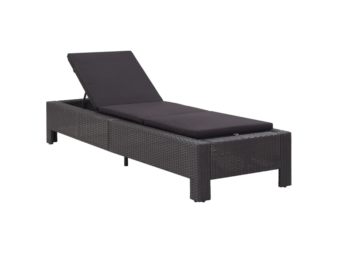 Sunbed, Sunbeds Vidaxl Preto Rattan / Vime (n/a)