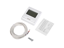 Laxiscreed Termostato De Aquecimento Programável Semanal Com Display Lcd E Capacidade De 16a