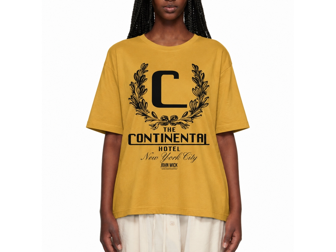 Rockinstone John Wick Continental Nyc Dark Solid Ginger Adult T-shirt Size:xl