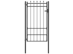 Maison Exclusive - Portão De Cerca Horst 100 X 175 Cm Metal Preto Trancável