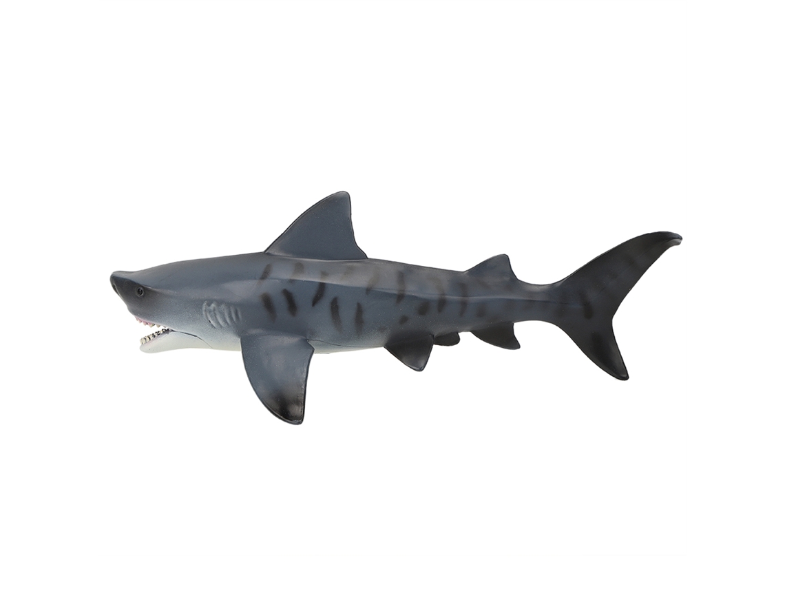 Modelo Walshlxq de Tubarão Simulação de Vida Marinha Animal Brinquedo Figura Rara Tubarão Tigre Oco Educacional