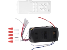 Ventilador De Teto Com Controle Remoto, 6 Velocidades Ajustáveis,