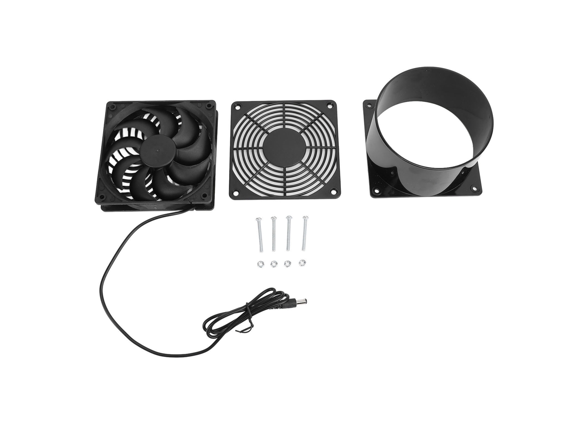 Primerox kit de exaustor solar 2600rpm, 430cfm, para casa, RV, estufa, quarto de pets