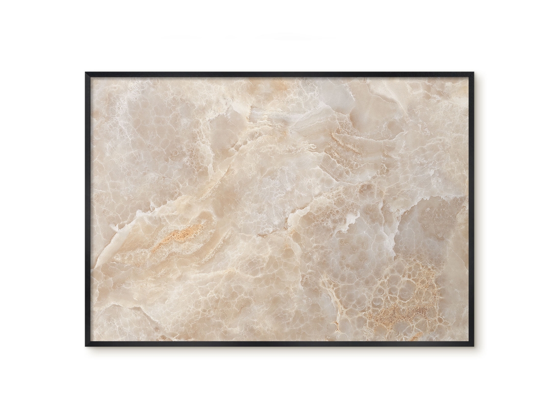 Magnetic Glass Board Black Marble For The Hall Espelharte (100x70 Cm)