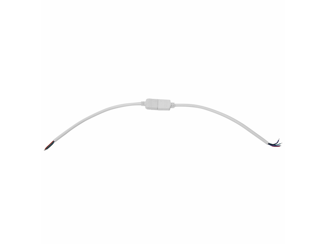 Laxiscreed Conector Para Fitilho Led Rgb 4p Com Revestimento Em Pvc
