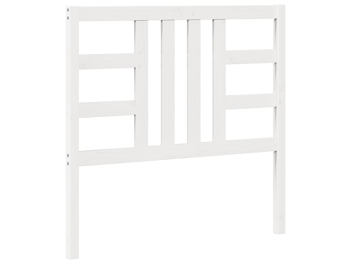 Cabeceira 106x4x100 Cm Pinho Maciço Branco MAISON EXCLUSIVE