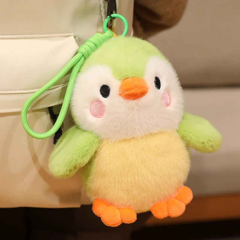 Lindo Pardal de Pelúcia Realista de Desenho Animado Estilo Anime MDUG (verde, 16 Cm)