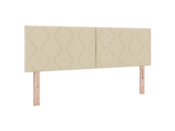 Cabeceira | Painel De Cama Creme 160 Cm Tecido