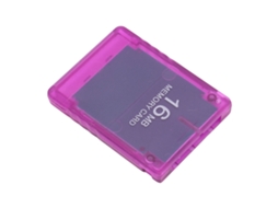Cartão Memória Ps2 16mb Roxo Transparente LAXISCREED