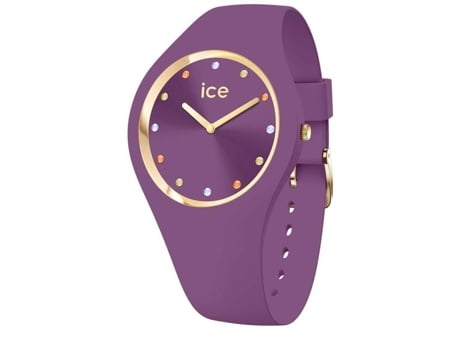 Relógio Ice Feminino 022286 Silicone Taupe 34mm Roxo Ice Watch