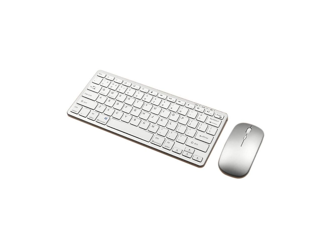 Teclado E Mouse Sem Fio Bluetooth Recarregáveis ​​com Três Modos De Funcionamento, Compatíveis Com Tablets E Mouses. Everley891