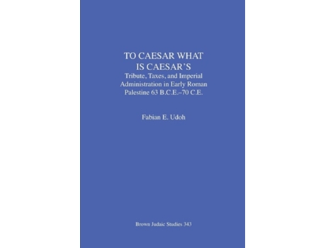 Livro To Caesar What Is Caesars De Fabian E Udoh (inglês)