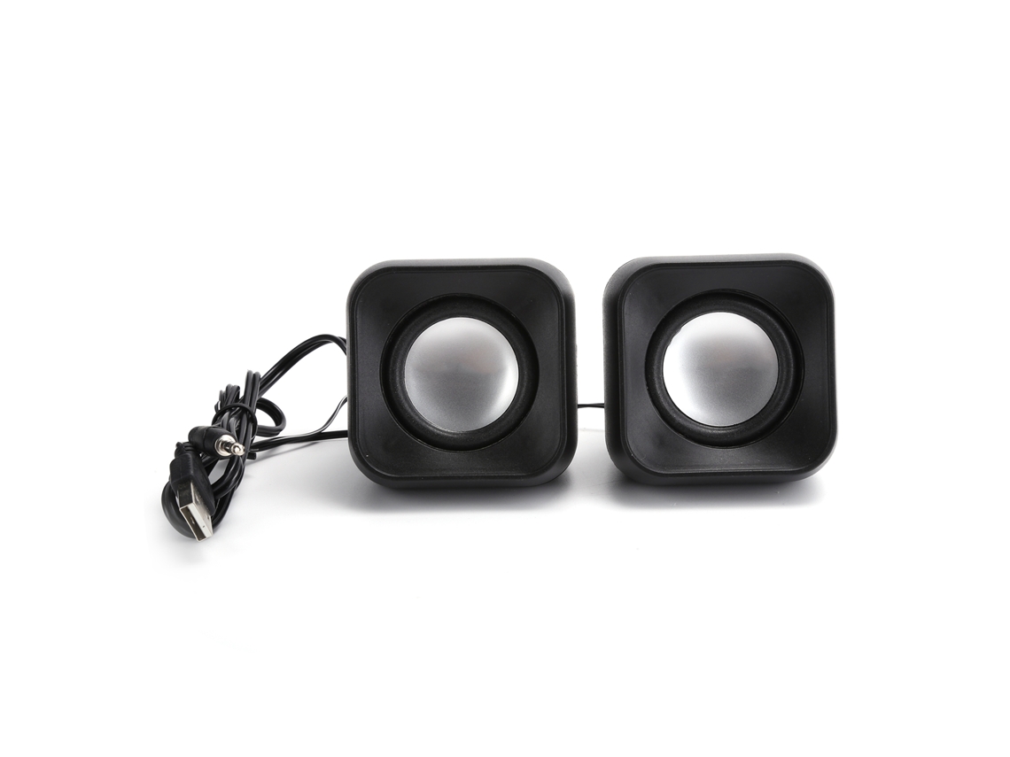 Speaker Com Fio Mini Computador Áudio Usb Multimídia Reprodutor Digital De Música Jt016 90hz-20khz Speaker Mini Computador Usb Jt016 Multimídia