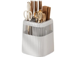 Tábua De Corte Para Baguetes - Suporte Para Utensílios De Cozinha Com Tampa De Drenagem -