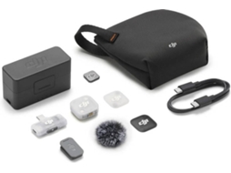 Microfone DJI Mini 2  (1 TX+1 MOBILE RX + Estojo de Carregamento)