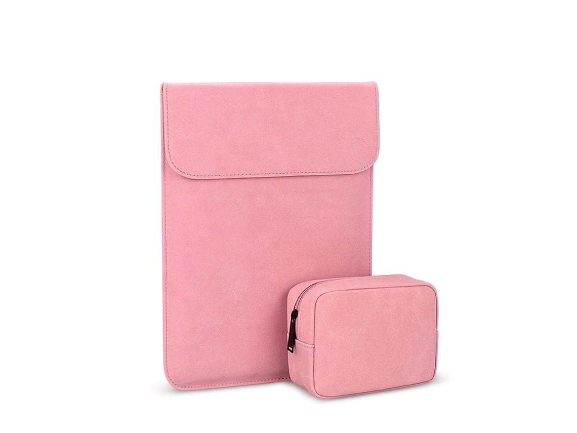 Elysve Bolsa Para Laptop 14.1/15.4 Polegadas Para Macbook Rosa