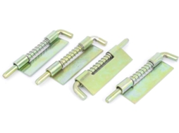 Peças de Trinco Segurança Porta Metal com Mola, 5 Mm Diâmetro, Tom Bronze CHABERLU