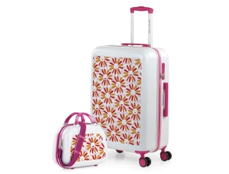 Happiness Margaridas Pc Luggage Set AGATHA RUIZ DE LA PRADA (45x68x26 Cm)