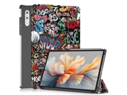Capa De Couro Dobrável Tripla Para Tablet Lenovo Yoga Tab Plus Custer