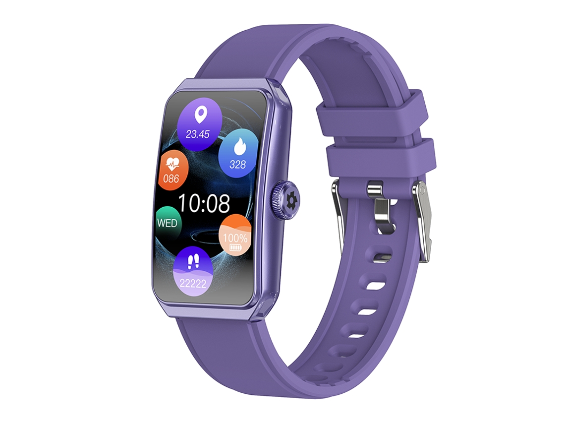 Smartwatch Desportivo Chronus R11 1.47'' 100 Modos Monitor Saúde (roxo)