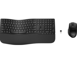 Teclado e Rato HP 680 Comfort Dual-Mode (Preto)