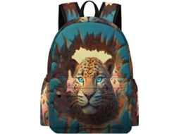Mochila Escolar Com Estampa De Guepardo, Viagem Leopardo, Para Livros, Laptop, Casual Estudantes E