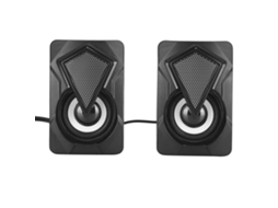 Caixa de som portátil Mali X2, com luz RGB de 7 cores, som de alta qualidade, USB, para computador e celular