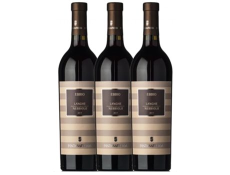 Fontanafredda Ebbio Nebbiolo Langhe 75 cl (Caixa de 3 unidades)
