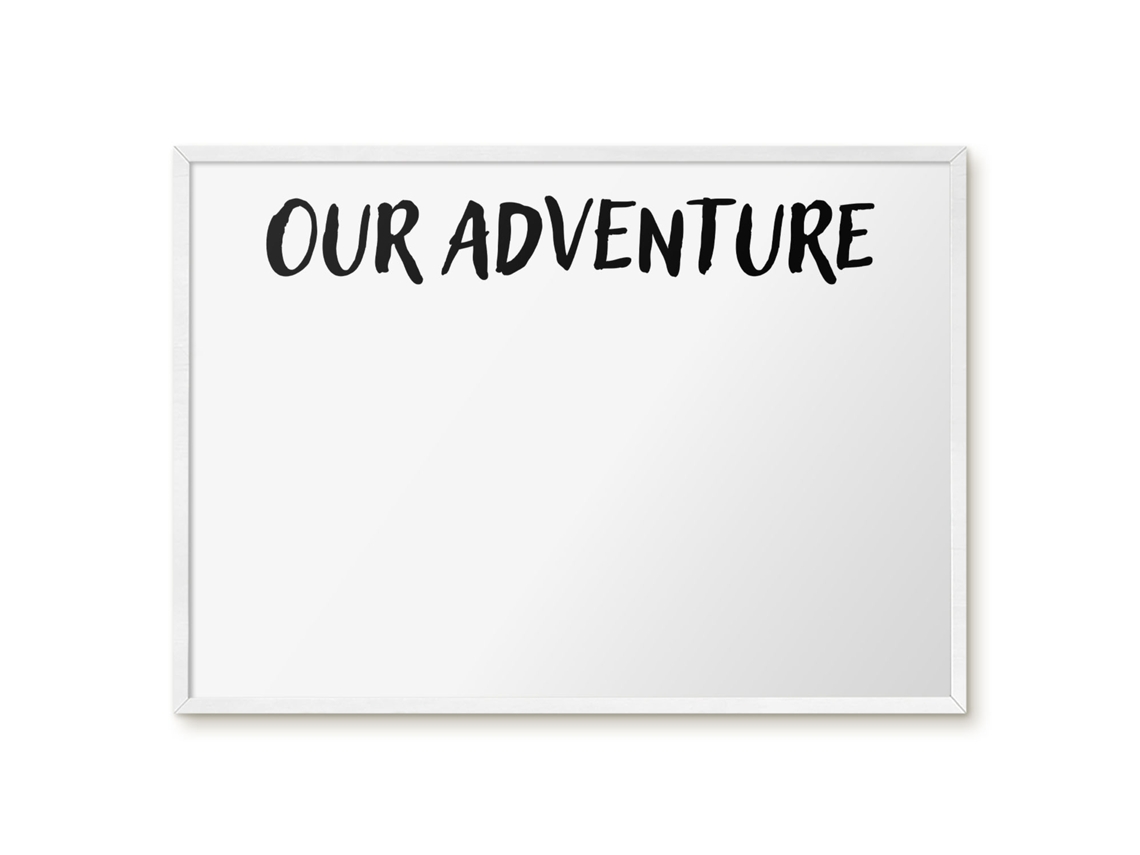 Magnetic Board Our Adventure For The Living Room Espelharte (70x50 Cm)
