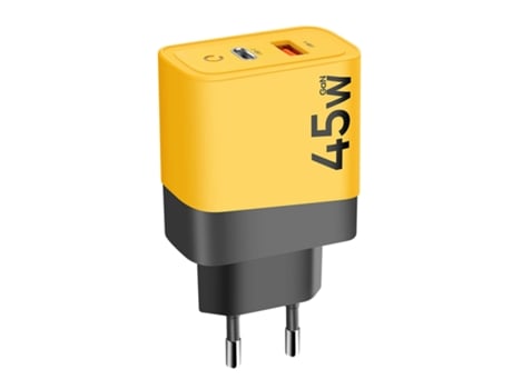 Carregador Principal Gan Microgrid TACTICAL Amarelo