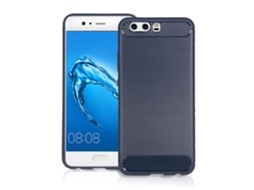 Capa LAXISCREED Huawei P10 Carbono Azul Escuro