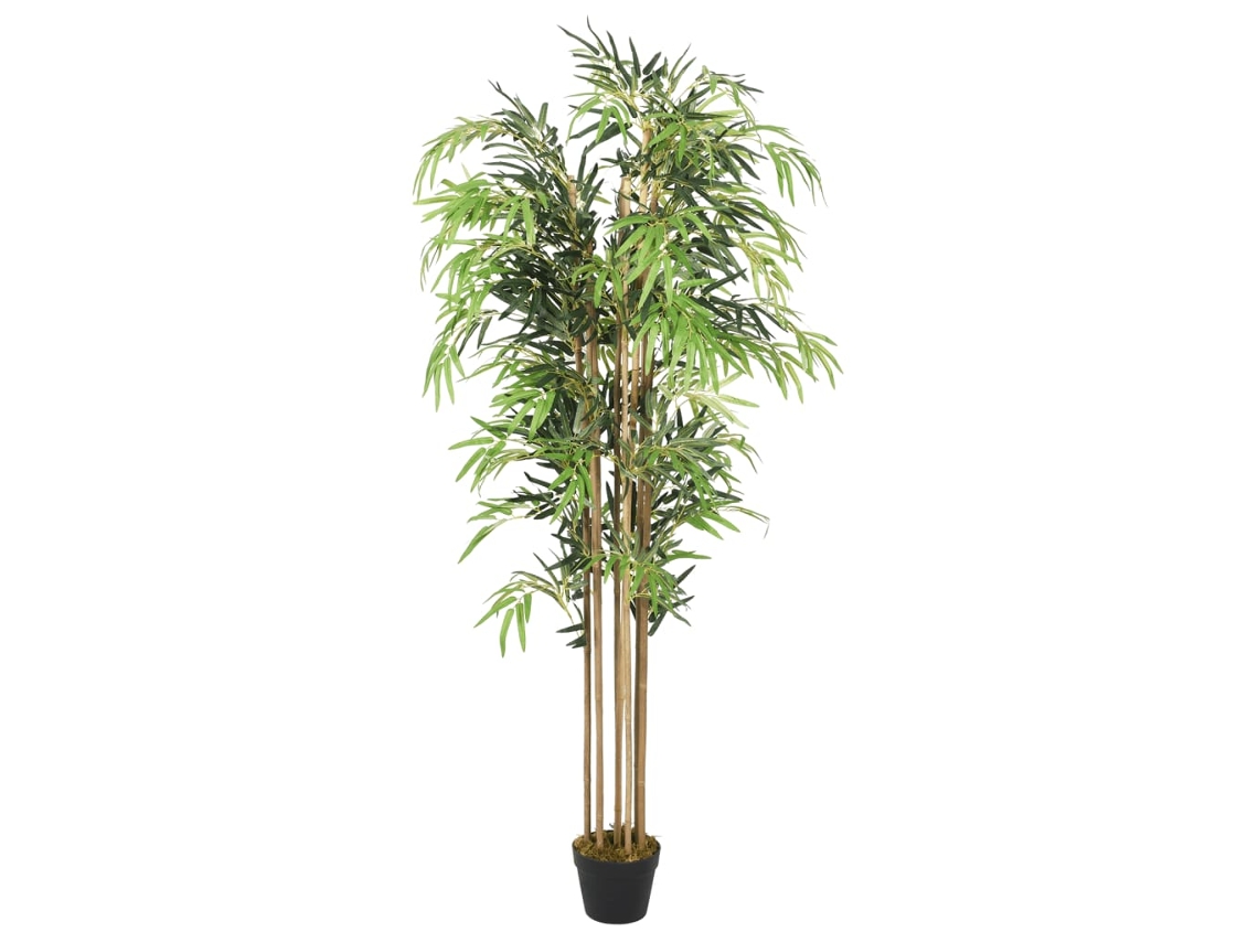Vidaxl Árvore De Bambu Artificial 1605 Folhas 180 Cm Verde