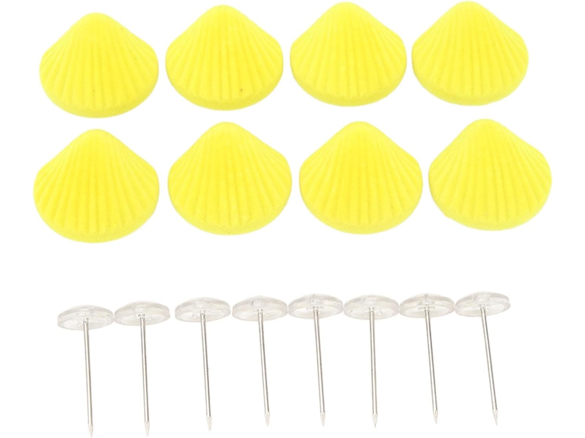 Conjunto De 16 Alfinetes Para Patchwork Aynefy, Material Escolar Com Superfície De Algodão E Base Abs, Ideal Para Capas