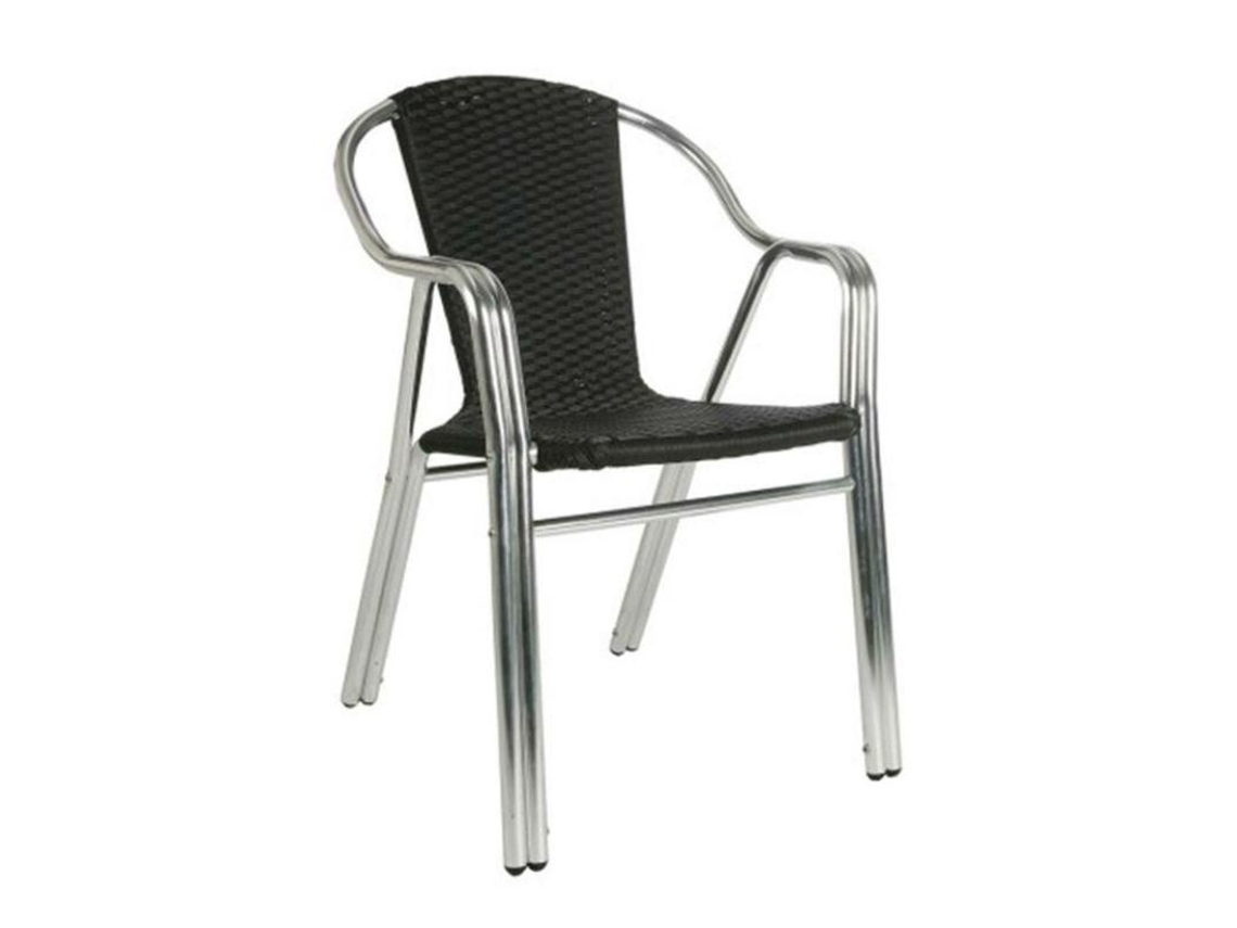 Sillon aluminio edge comfort negro