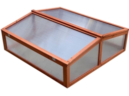 Estufa GARDIUN Madeira Ii 90x82x32 cm em Madeira e Policarbonato - Knh1205