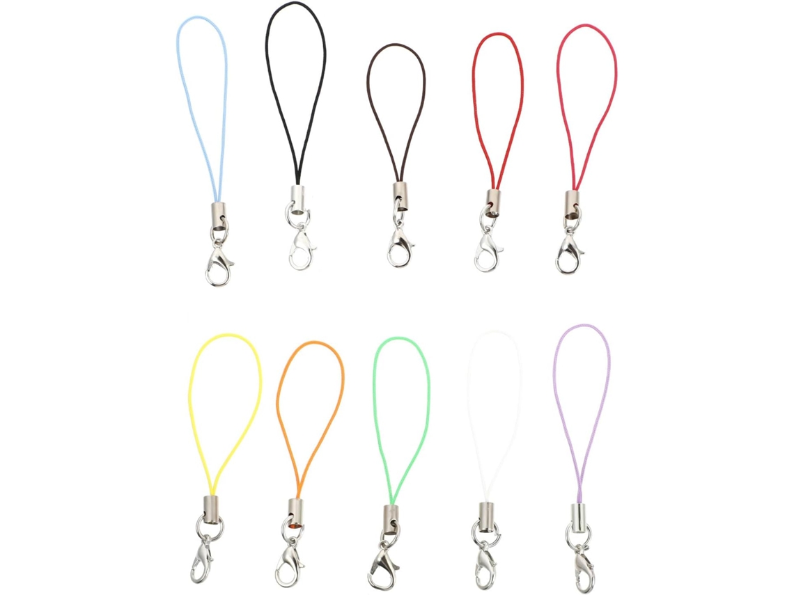 Conjunto De 100 Pulseiras Para Celular Com Mosquetão Para Montar Você Mesmo!