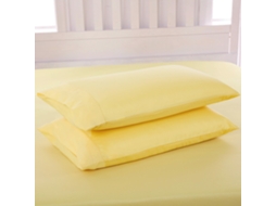 Fronhas de Algodão Laváveis para Quarto Amarelo EVELTEK 43x63cmxpair