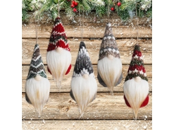 10 Peças Enfeites de Gnomos Pendurados Feitos À Mão para Árvore de Natal Gnomo de Pelúcia Sueco e Elfo de Papai Noel Escandinavo para Pendurar Decora