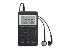 Rádio Portátil Fm/am Estéreo De Banda Dupla Digital Mini Receptor De Rádio Portátil Com Display Lcd Recarregável Olysi Shop