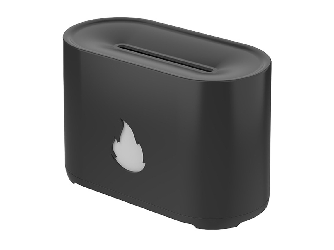 Difusor de Aroma e Humidificador Ultrassônico 3d, Silencioso, Portátil para Casa e Escritório Preto LAXISCREED