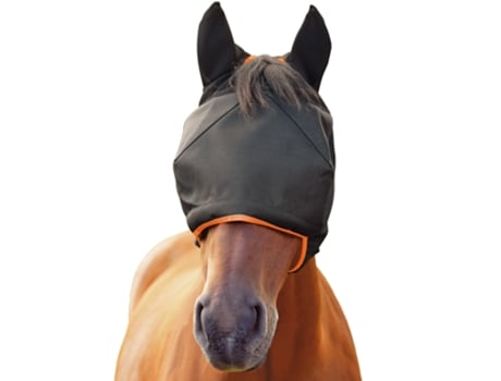 Máscara Anti-Moscas EQUILIBRIUM para Cavalo (M - Preto)