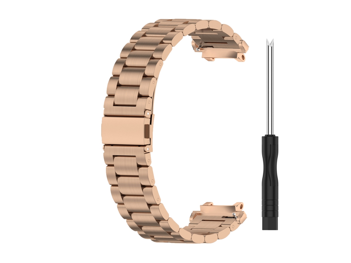 Acessórios de Pulseira de Aço Inoxidável para Amazfit T Rex 2