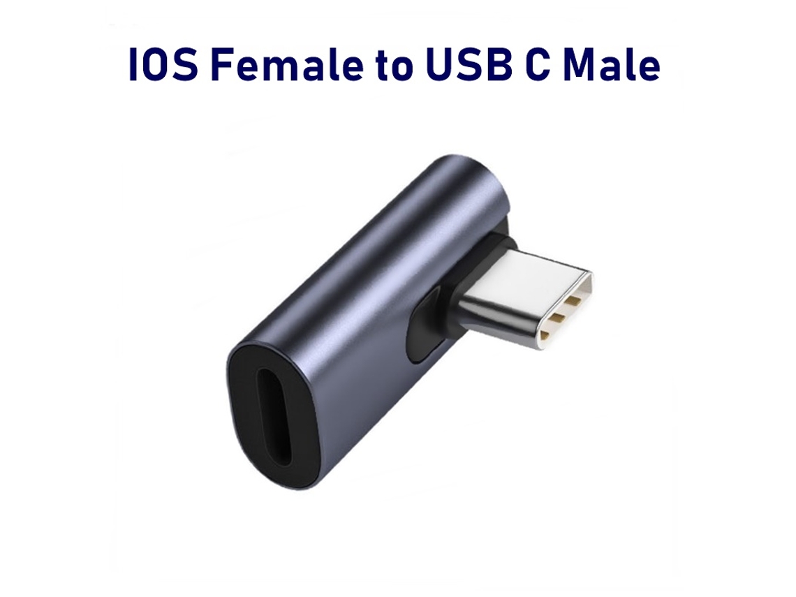 Adaptador Usb c Macho para Usb c Fêmea MDUG