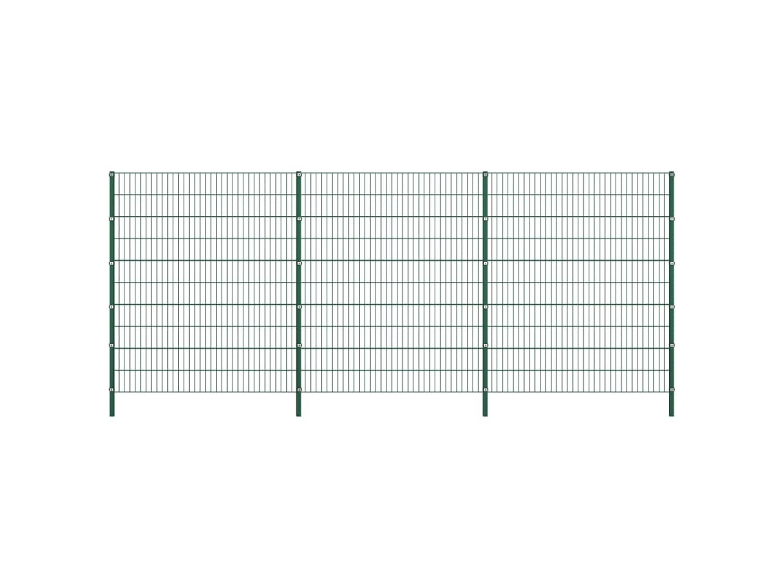 Fence Panel, Fence Panels Vidaxl Verde Ferro (n/a)
