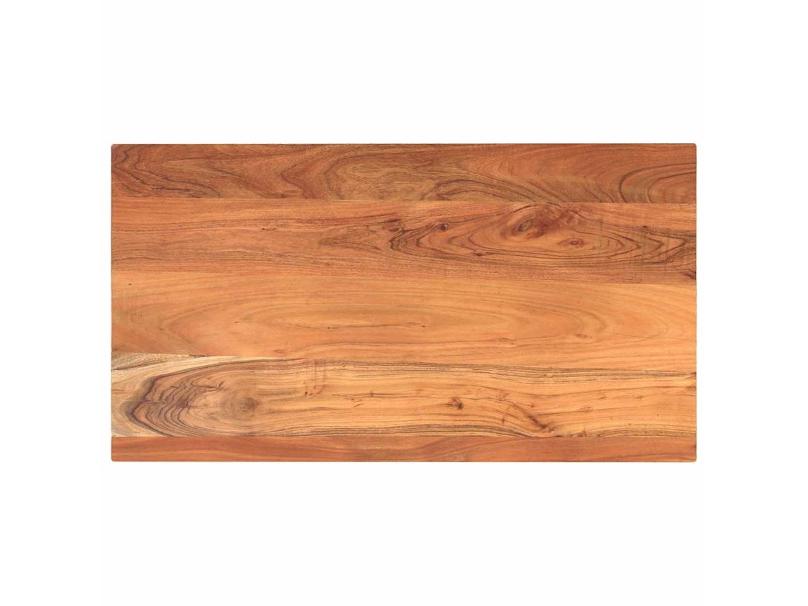 Vidaxl Tampo De Mesa Retangular 100x70x2,5 Cm Madeira De Acácia Maciça