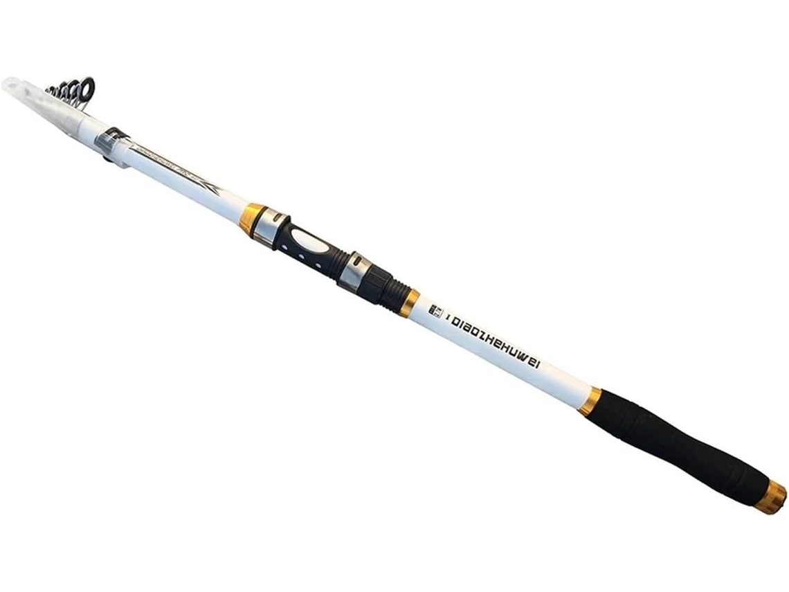 2,1 M 4 7 3,0 6 Vara Pesca Marítima Fibra Carbono Arremesso Ideal Fácil Montar