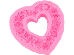 De Silicone Para Guirlanda Em Formato De Coração, Molde Para Bolo, Utensílio De Confeitaria Gokoco
